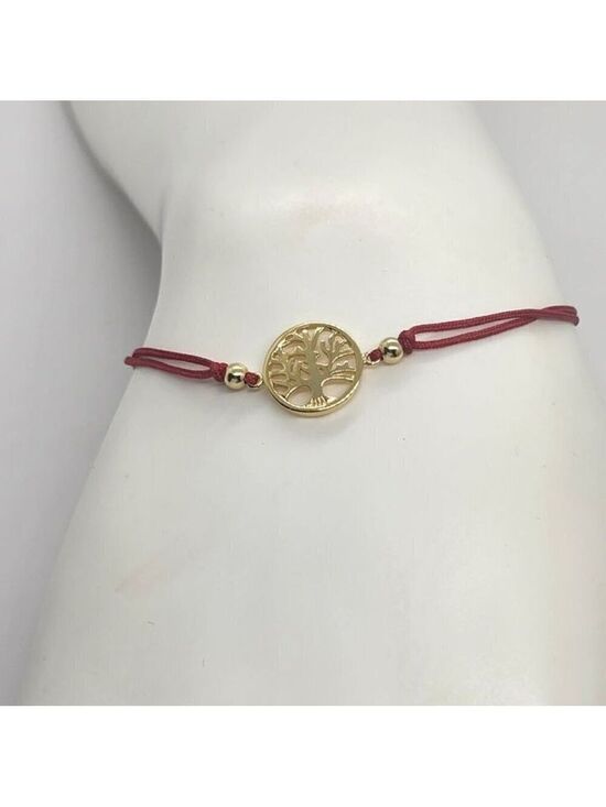 Jewelry - Spiritual Tree of Life Bracelet – Sterling Silver with Red String